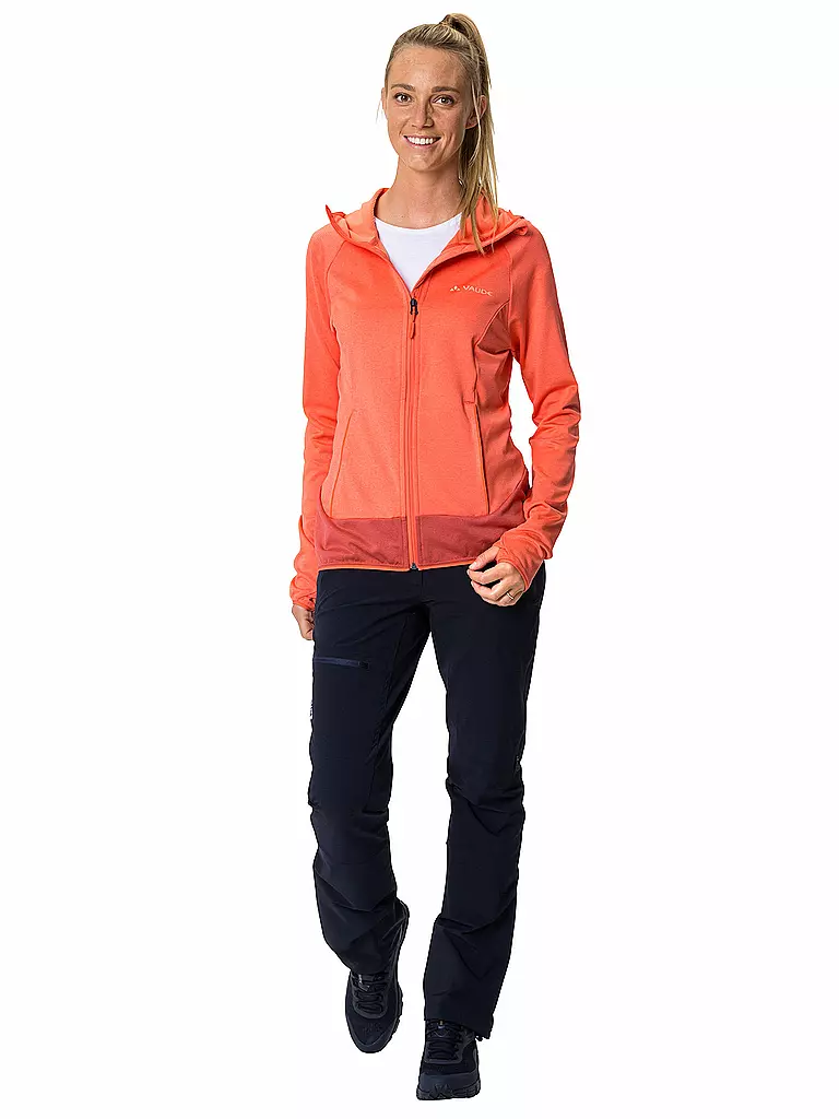 VAUDE Damen Fleecejacke Tekoa II orange