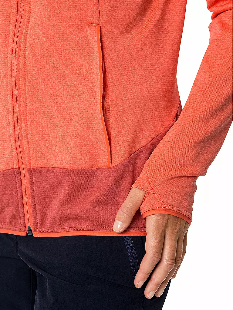 VAUDE Damen Fleecejacke Tekoa II orange