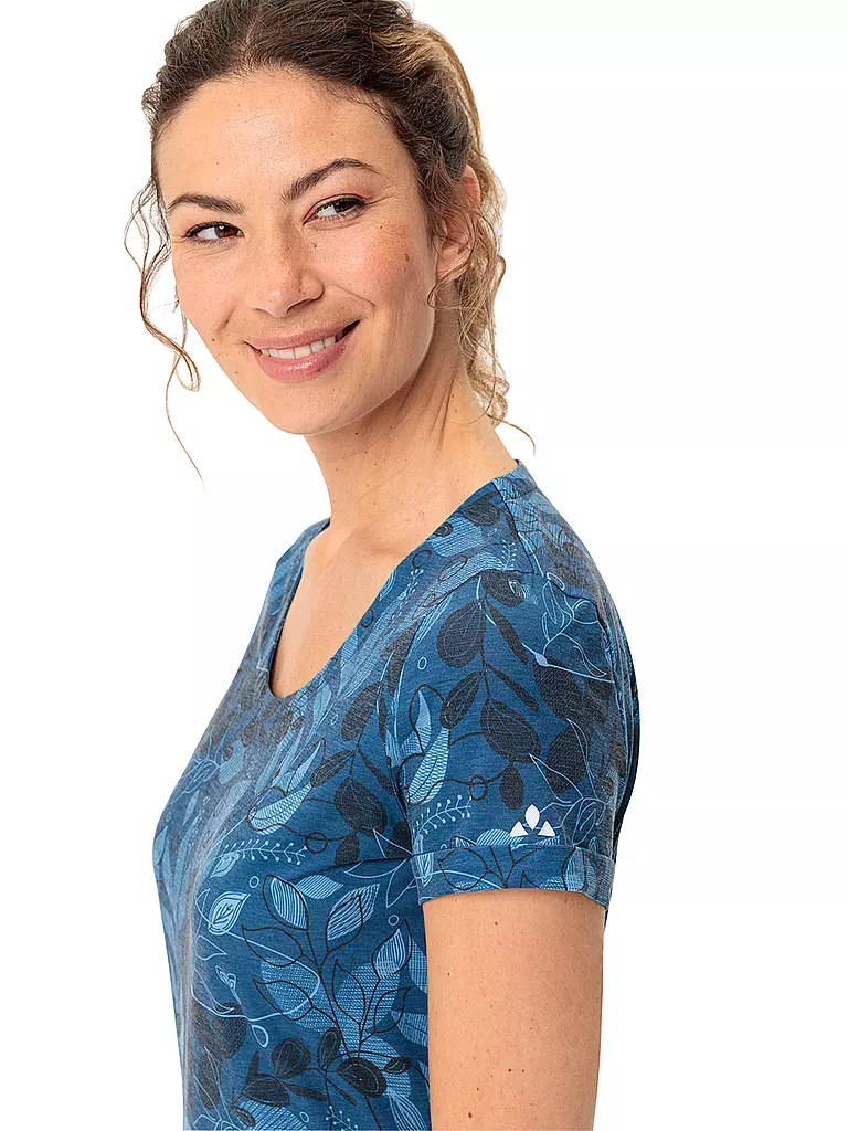 VAUDE | Damen Funktionsshirt Skomer Print | blau