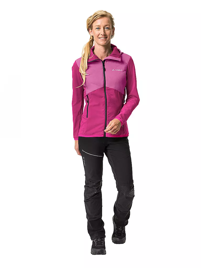 VAUDE | Damen Hybrid Softshelljacke Brenva  | pink