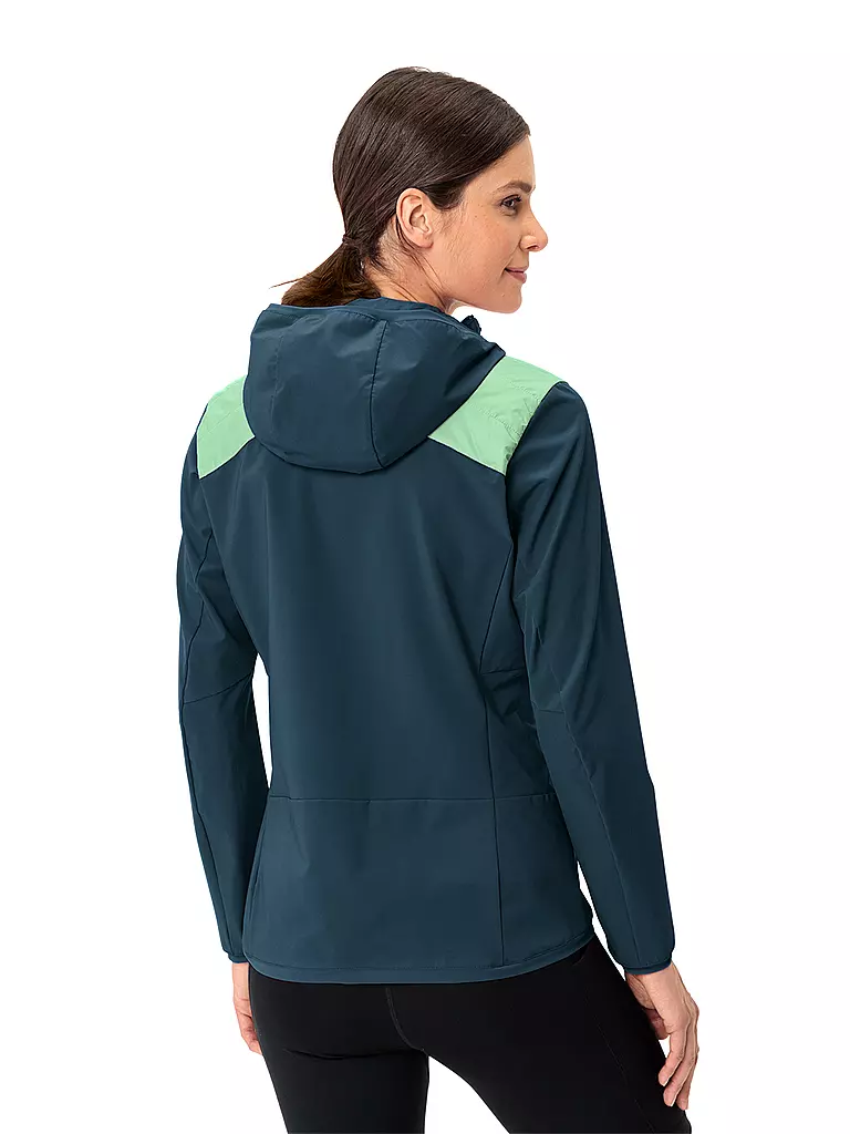 VAUDE | Damen Hybridjacke Brenva Hoodie | dunkelblau