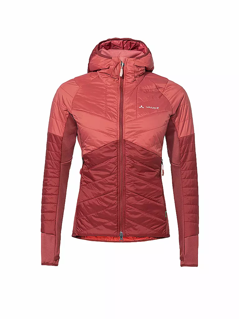 VAUDE | Damen Isojacke Sesvenna Hoodie | dunkelrot
