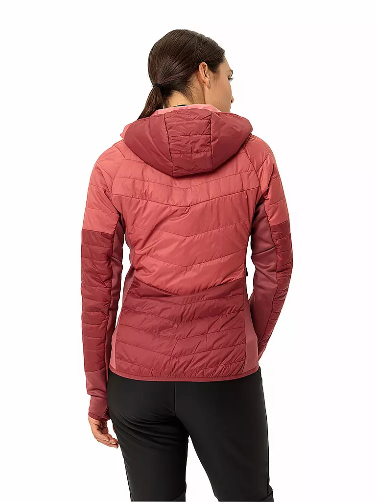 VAUDE | Damen Isojacke Sesvenna Hoodie | dunkelrot