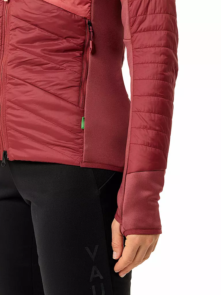 VAUDE | Damen Isojacke Sesvenna Hoodie | dunkelrot