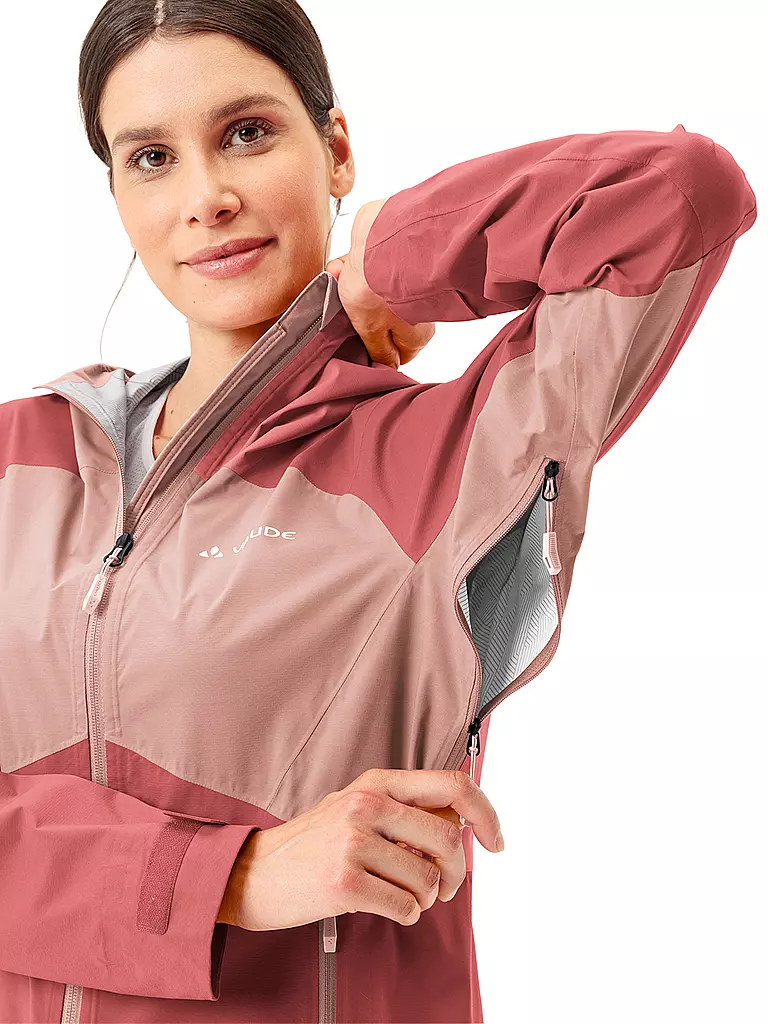 VAUDE | Damen Regenjacke Simony 2,5L Hoodie | grün