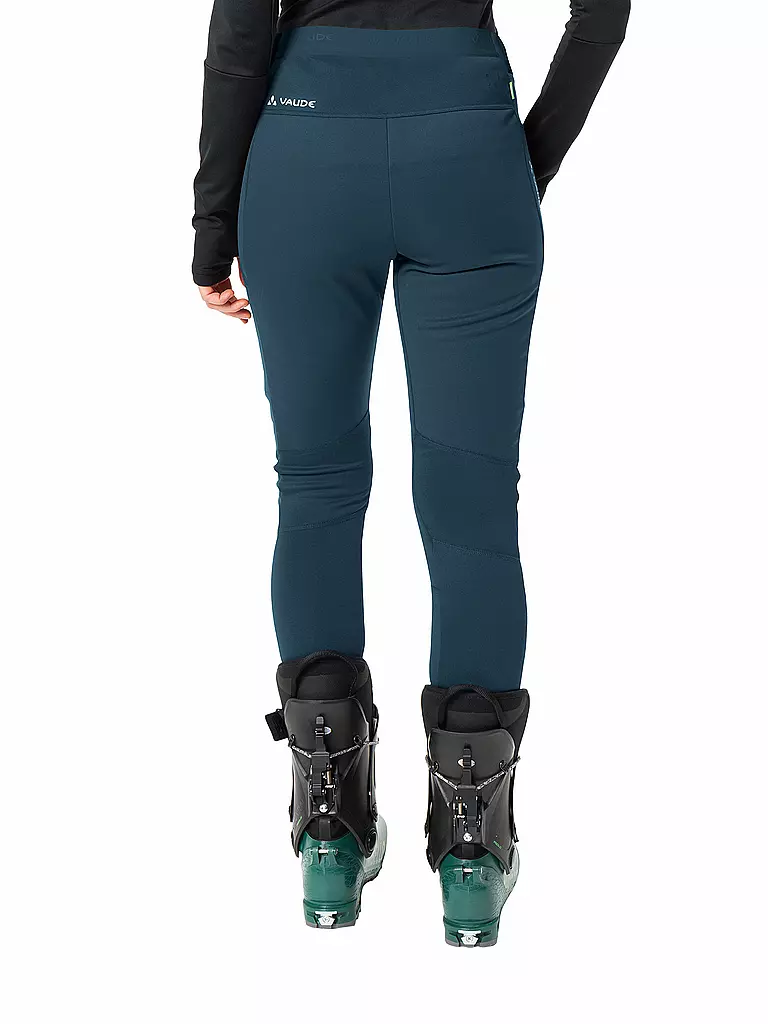 VAUDE | Damen Softshell Wanderhose Larice  | dunkelblau