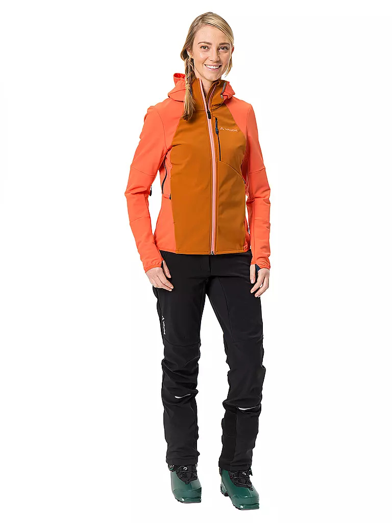 VAUDE | Damen Touren Softshelljacke Larice  | braun