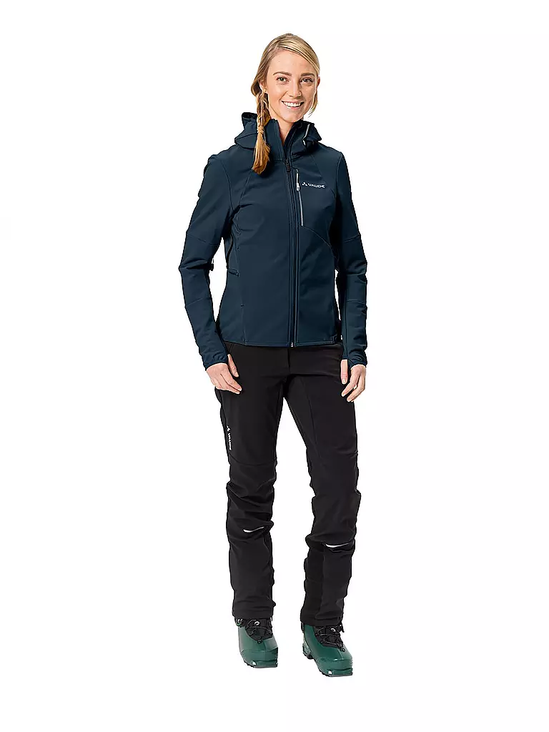 VAUDE | Damen Touren Softshelljacke Larice  | dunkelblau