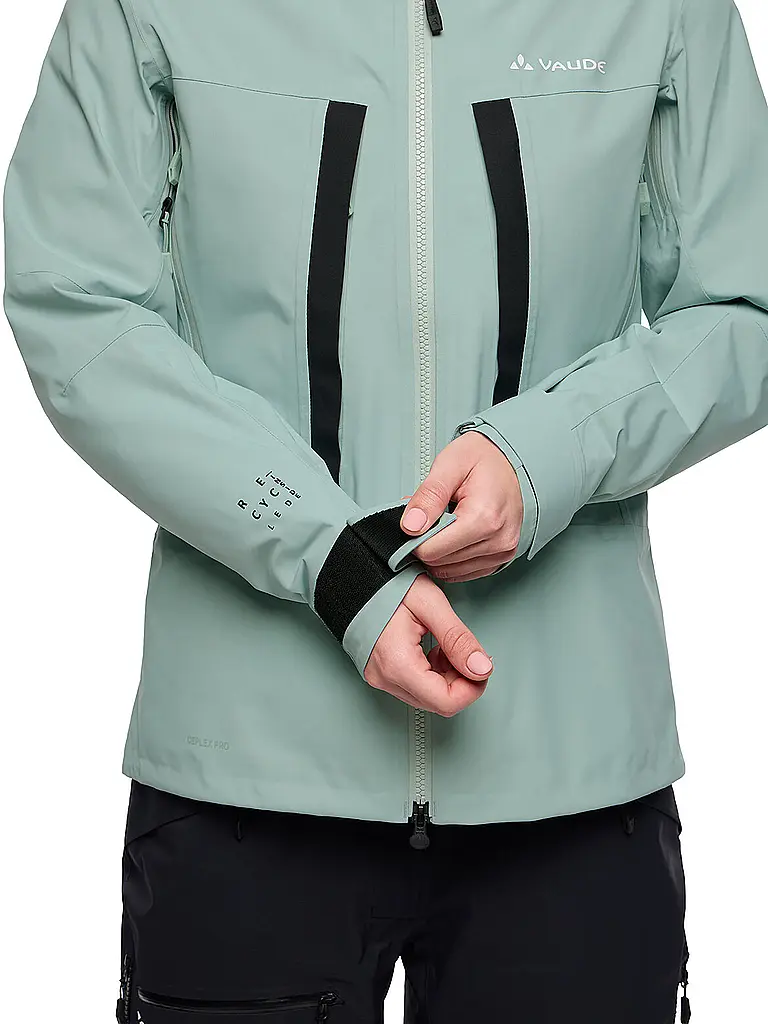 VAUDE | Damen Tourenjacke Monviso 2,5L Hoodie | hellgrün