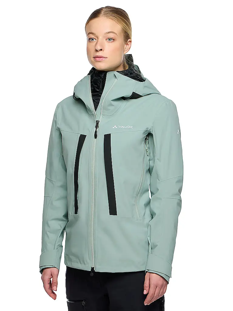 VAUDE | Damen Tourenjacke Monviso 2,5L Hoodie | hellgrün