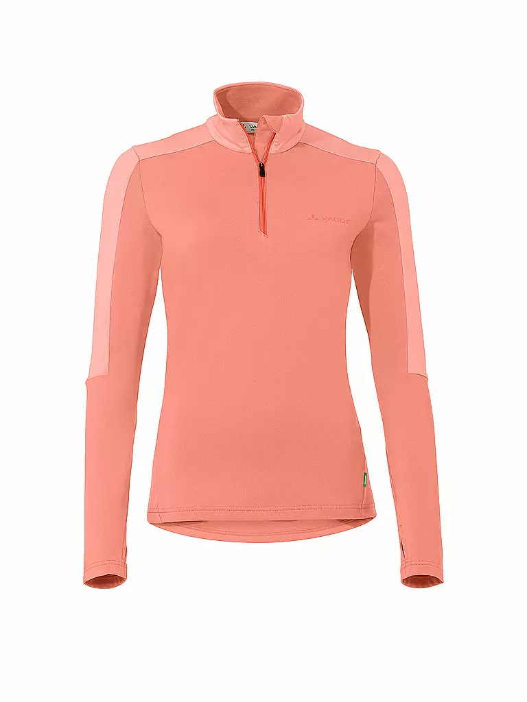 VAUDE | Damen Tourenshirt Livigno mit Zip | rosa