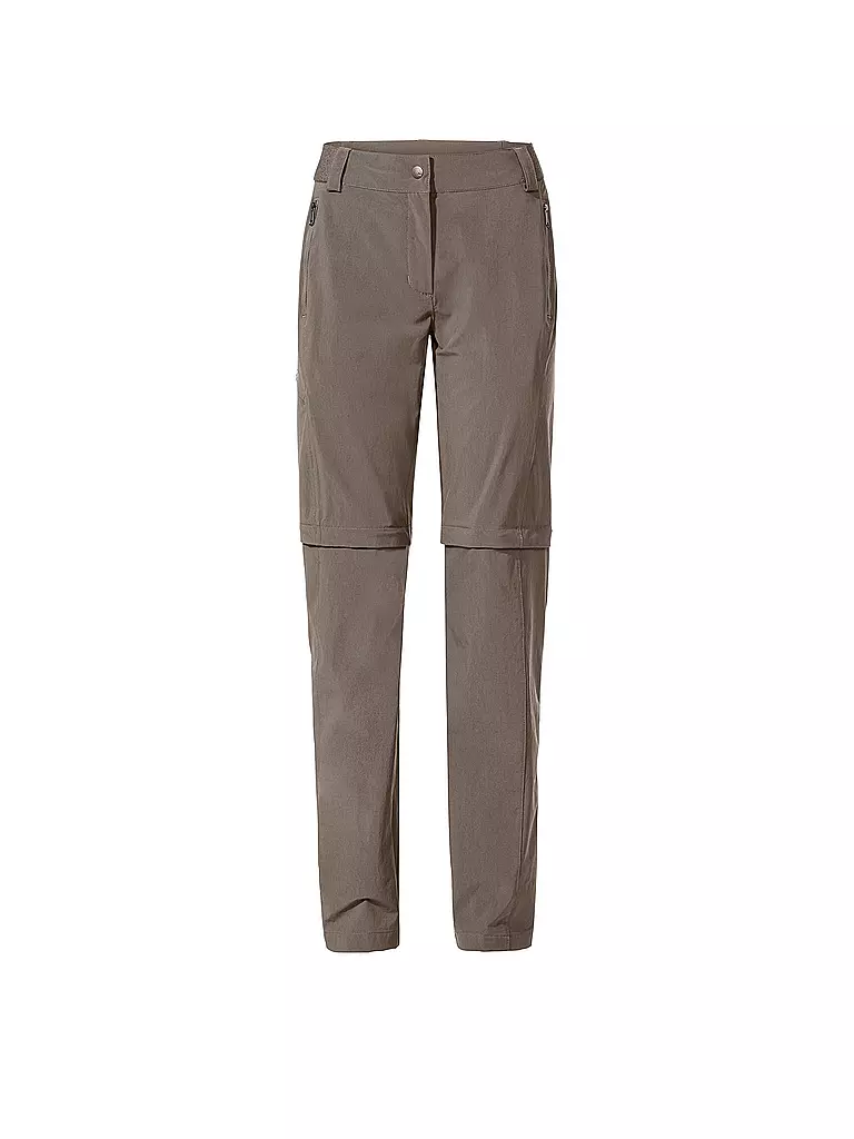 VAUDE | Damen Wanderhose  Farley Stretch ZipOff | braun