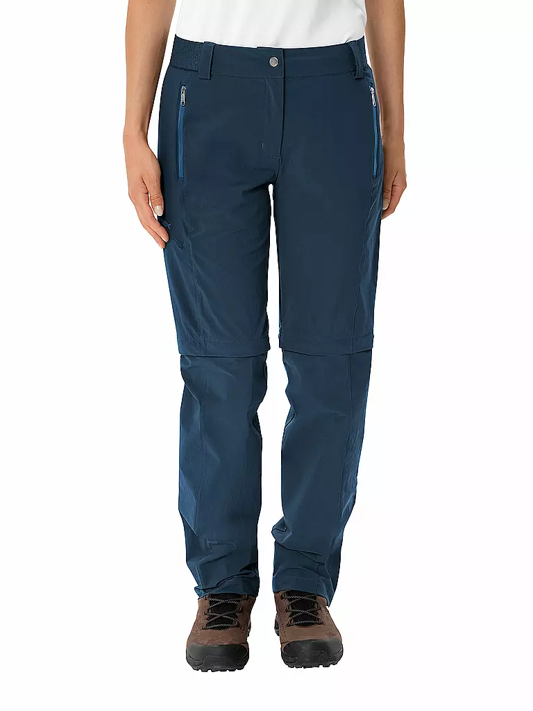 VAUDE | Damen Wanderhose  Farley Stretch ZipOff | dunkelblau