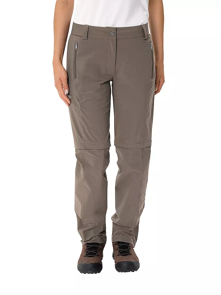 VAUDE | Damen Wanderhose  Farley Stretch ZipOff | braun