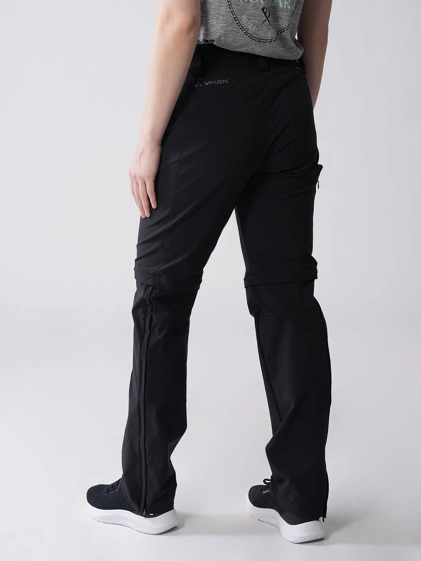 VAUDE | Damen Wanderhose  Farley Stretch ZipOff | schwarz