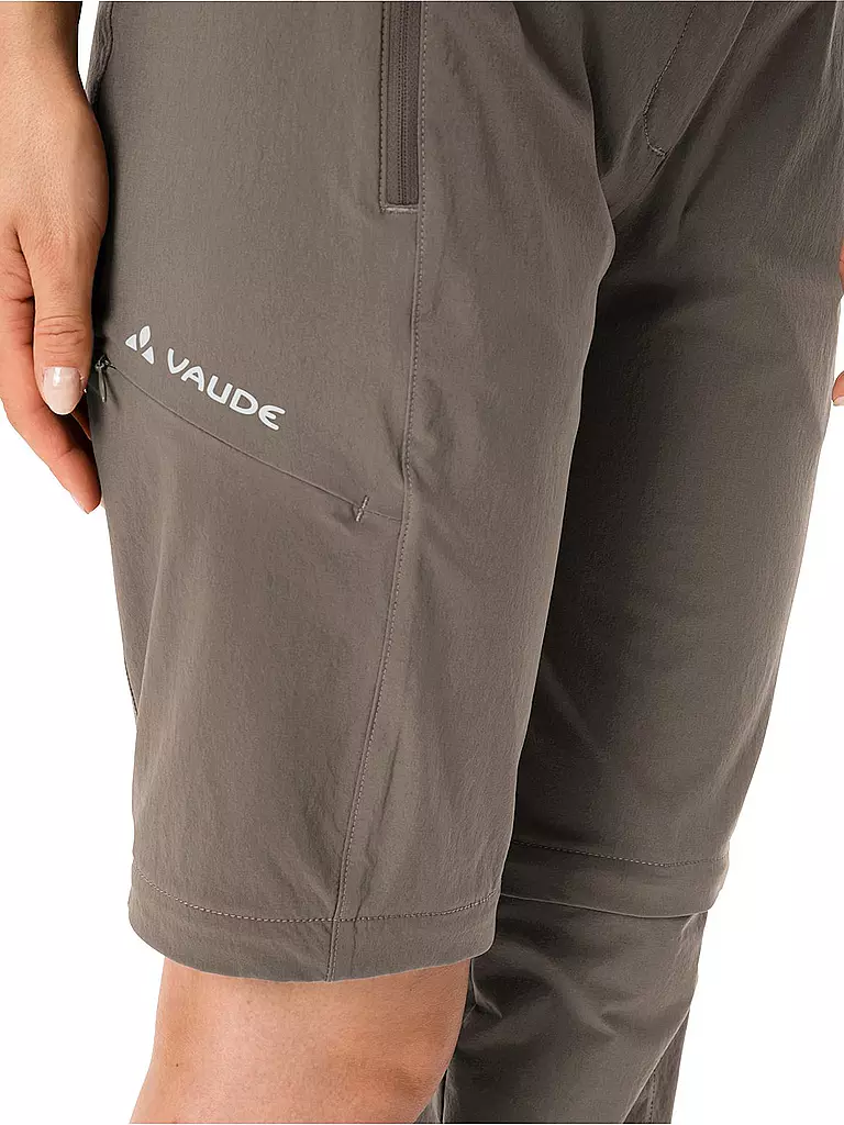 VAUDE | Damen Wanderhose  Farley Stretch ZipOff | braun