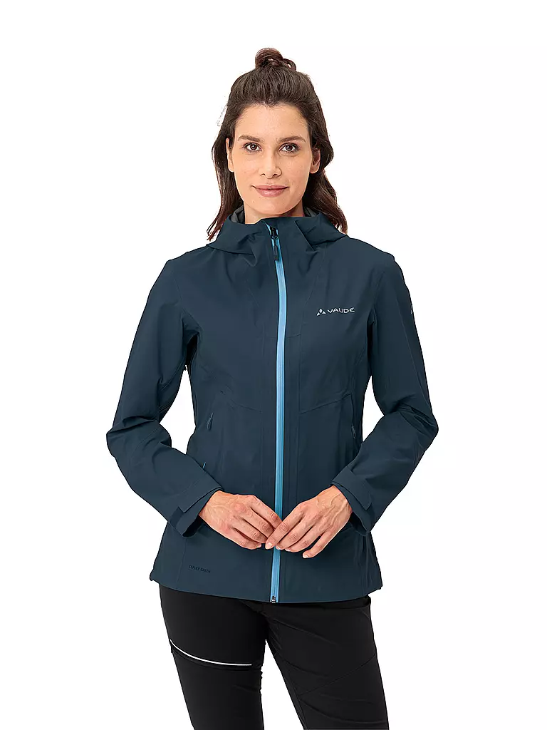 VAUDE | Damen Wanderjacke Croz 3L | dunkelblau