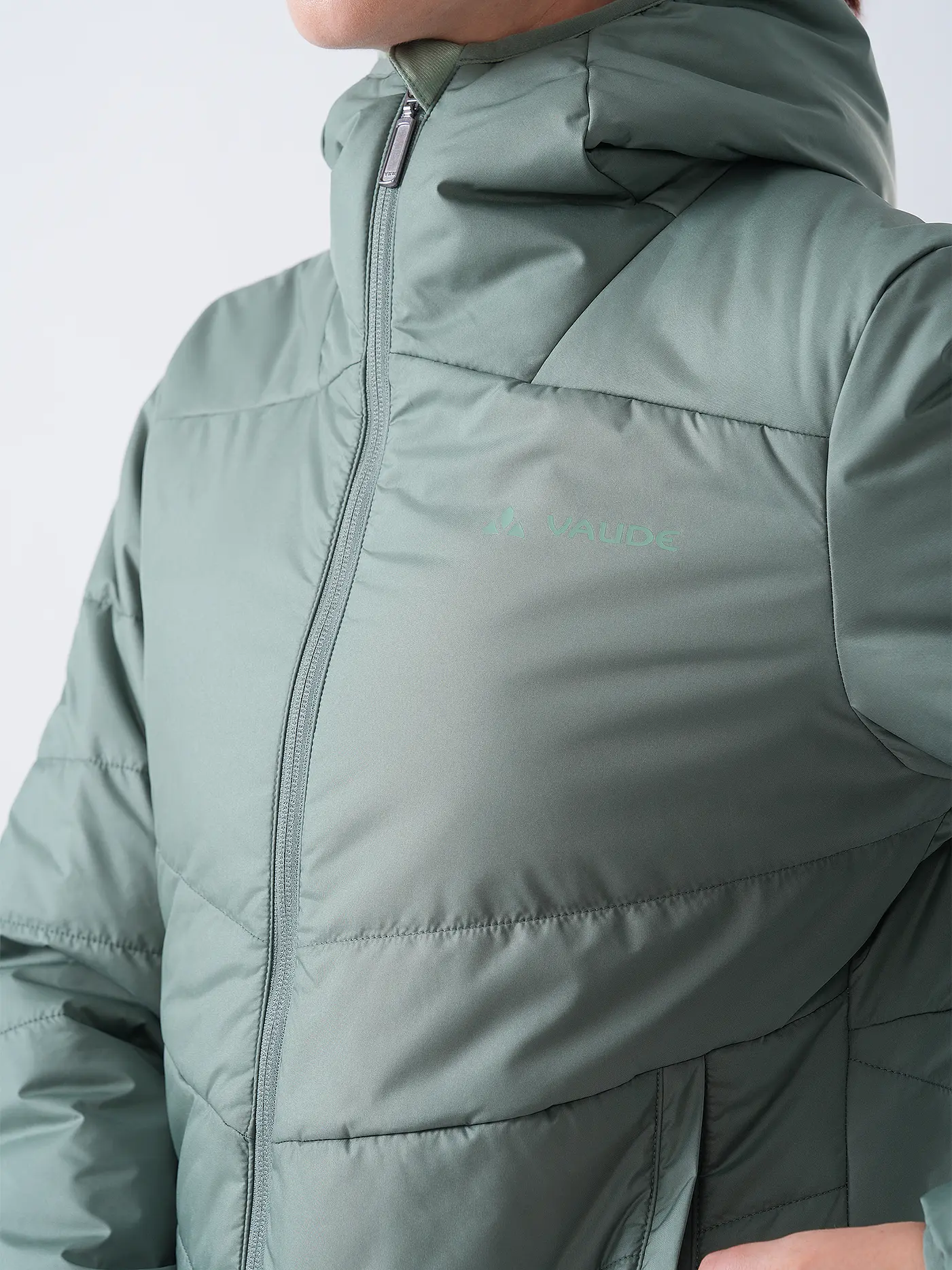 VAUDE | Damen Wanderjacke Livia Hoodie | hellgrün