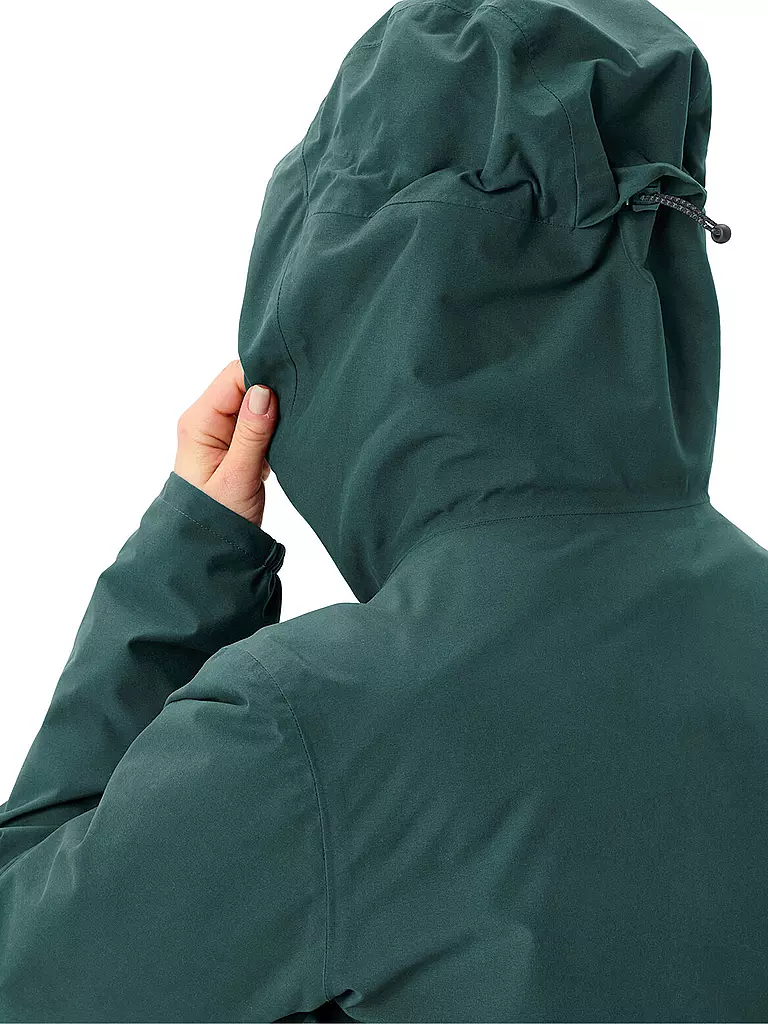 VAUDE | Damen Wanderjacke Mineo 3in1 Hoodie | dunkelgrün