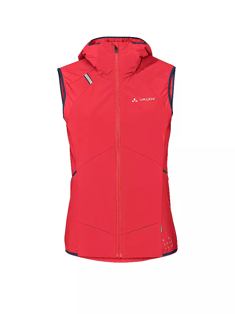 VAUDE | Damen Weste Scopi Hoodie | rot