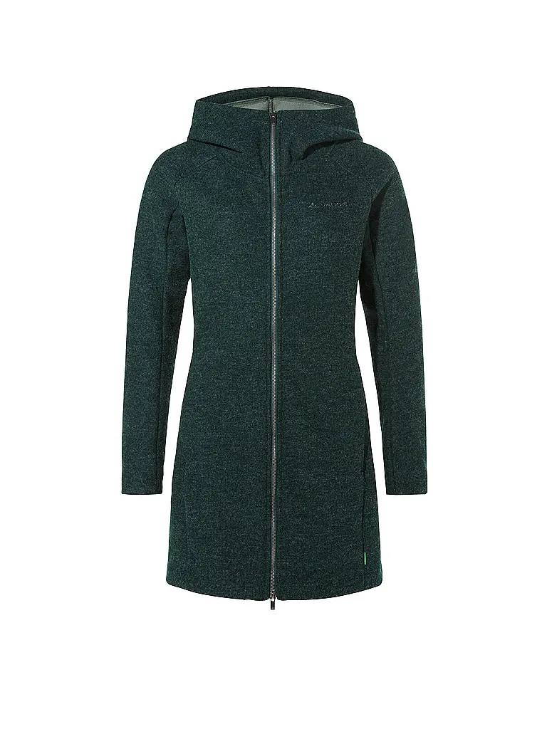 VAUDE | Damen Winterparka Tinshan III Woolmix Hoodie | dunkelgrün
