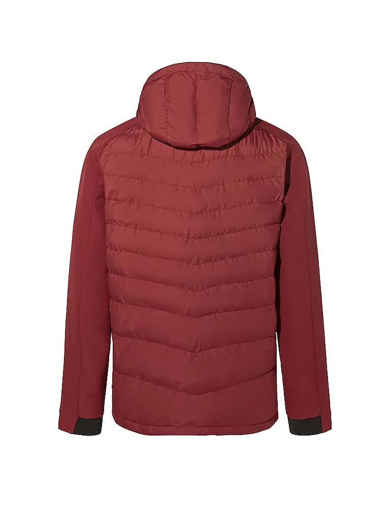 VAUDE | Herren Hybridjacke Elope  Hoodie | dunkelrot
