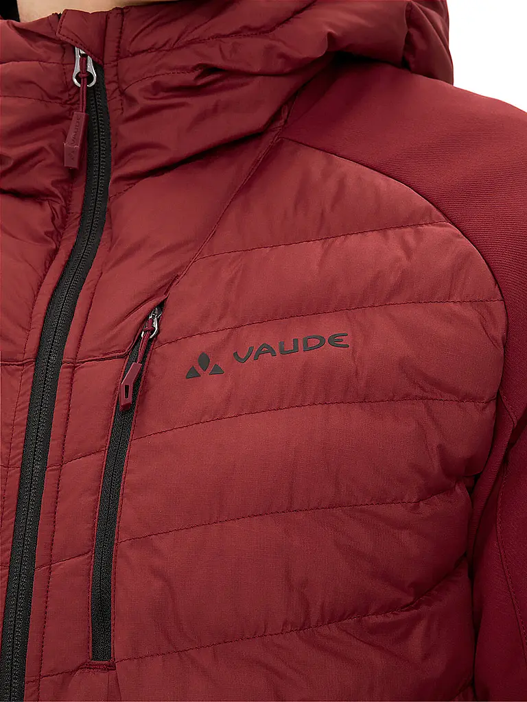 VAUDE | Herren Hybridjacke Elope  Hoodie | dunkelrot