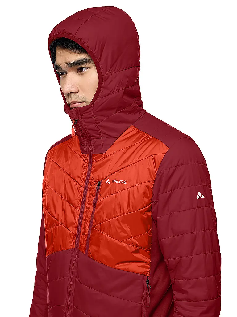 VAUDE | Herren Isojacke Sesvenna Hoodie | dunkelrot