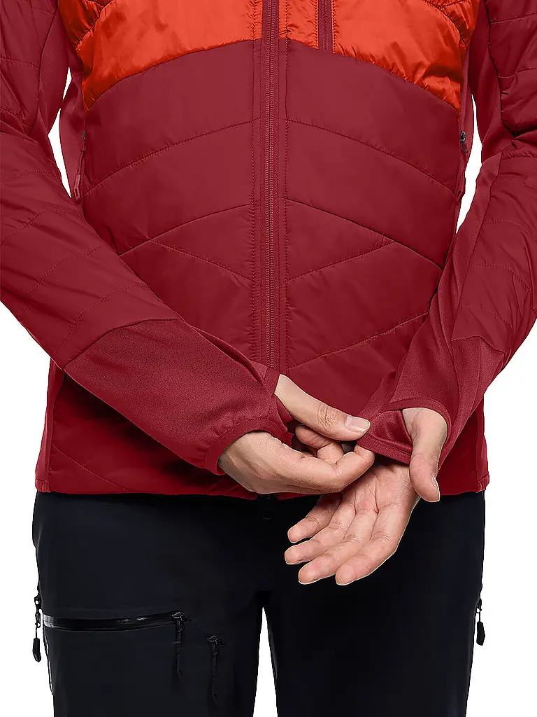 VAUDE | Herren Isojacke Sesvenna Hoodie | dunkelrot