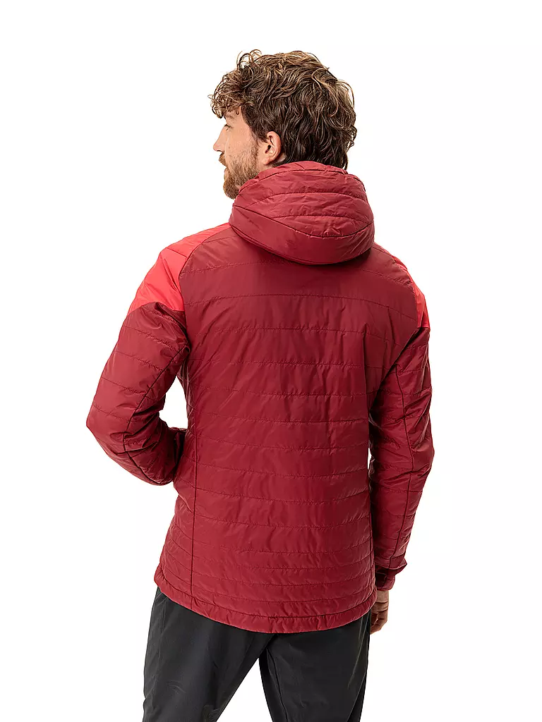 VAUDE | Herren Isolationsjacke Freney V Hoodie | dunkelrot