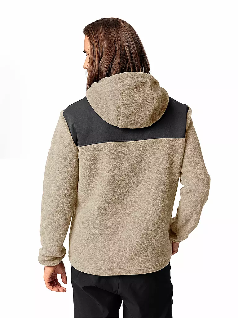 VAUDE | Herren Kapuzenjacke Manukau II Fleece Hoodie | beige