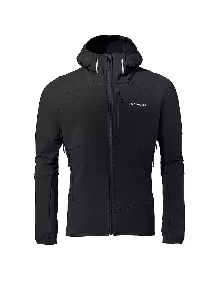 VAUDE | Herren Softshelljacke Larice  Hoodie | schwarz