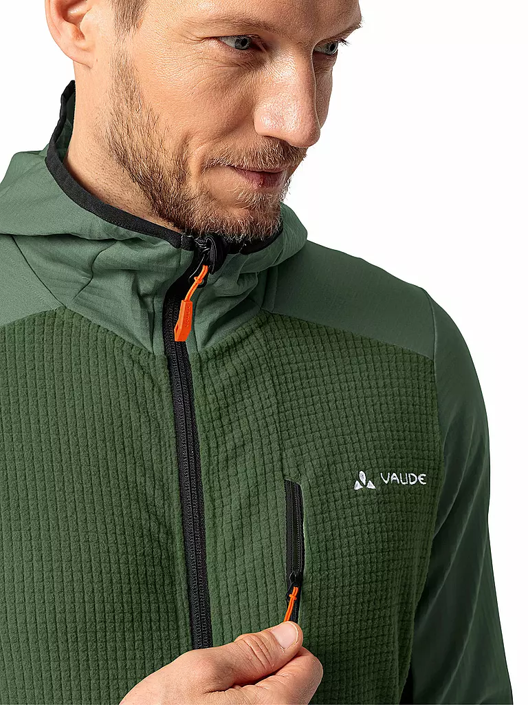 VAUDE | Herren Touren Fleecejacke Monviso Grid Fleece | olive