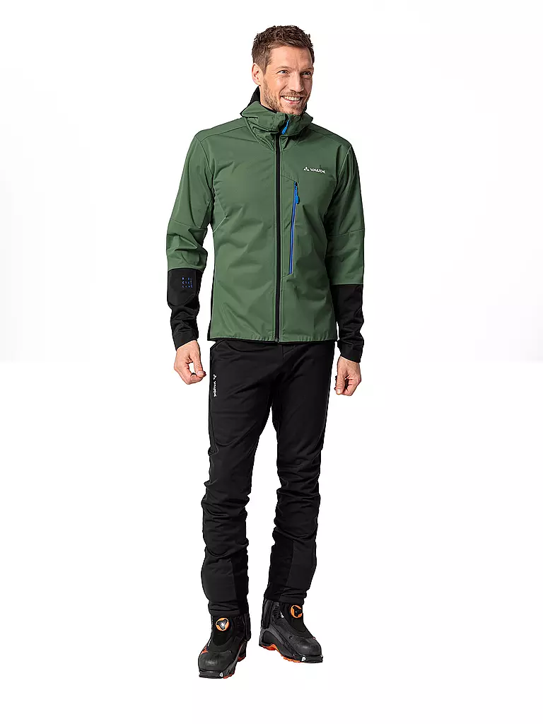 VAUDE | Herren Touren Softshelljacke Larice Light Hoodie | olive