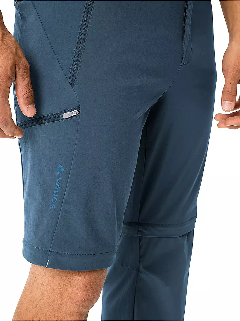 VAUDE | Herren Wanderhose Farley Stretch T-Zip III Zip-Off | dunkelblau