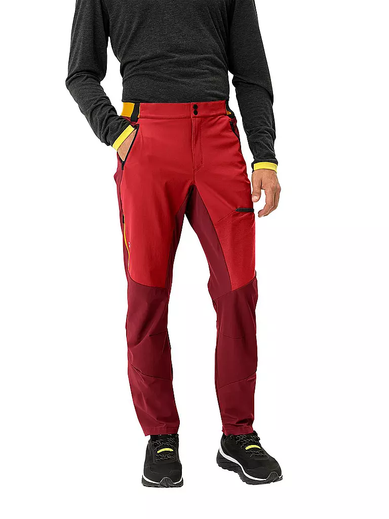 VAUDE | Herren Wanderhose Scopi | Dunkelrot
