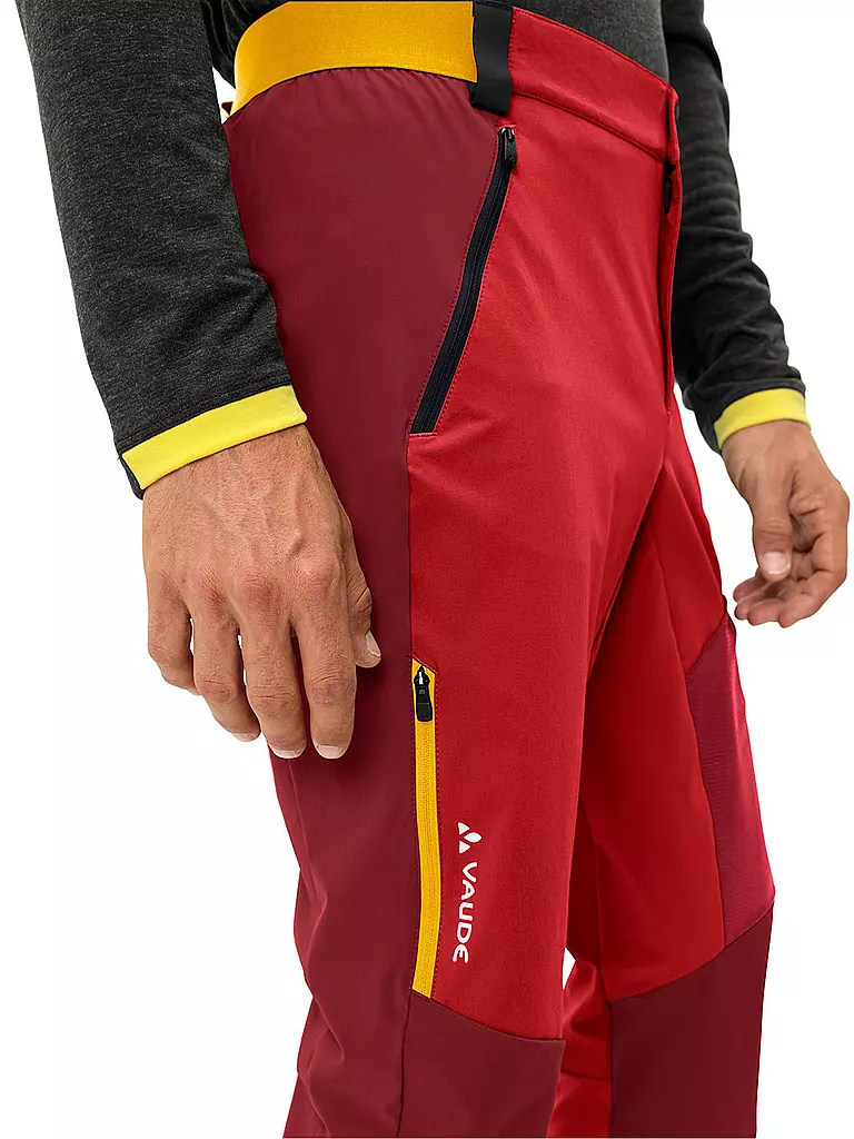 VAUDE | Herren Wanderhose Scopi | Dunkelrot