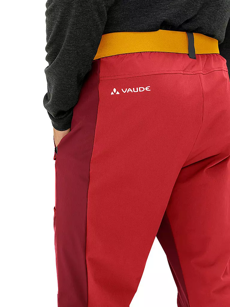 VAUDE | Herren Wanderhose Scopi | Dunkelrot