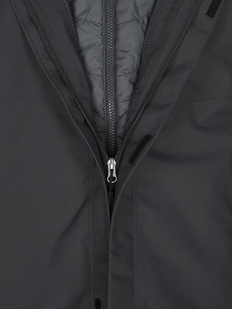 VAUDE | Herren Wanderjacke Caserina II 3in1 Hoodie | schwarz