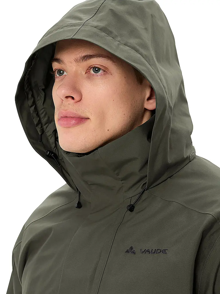 VAUDE | Herren Winterparka Idris IV 3in1 Hoodie | dunkelgrün