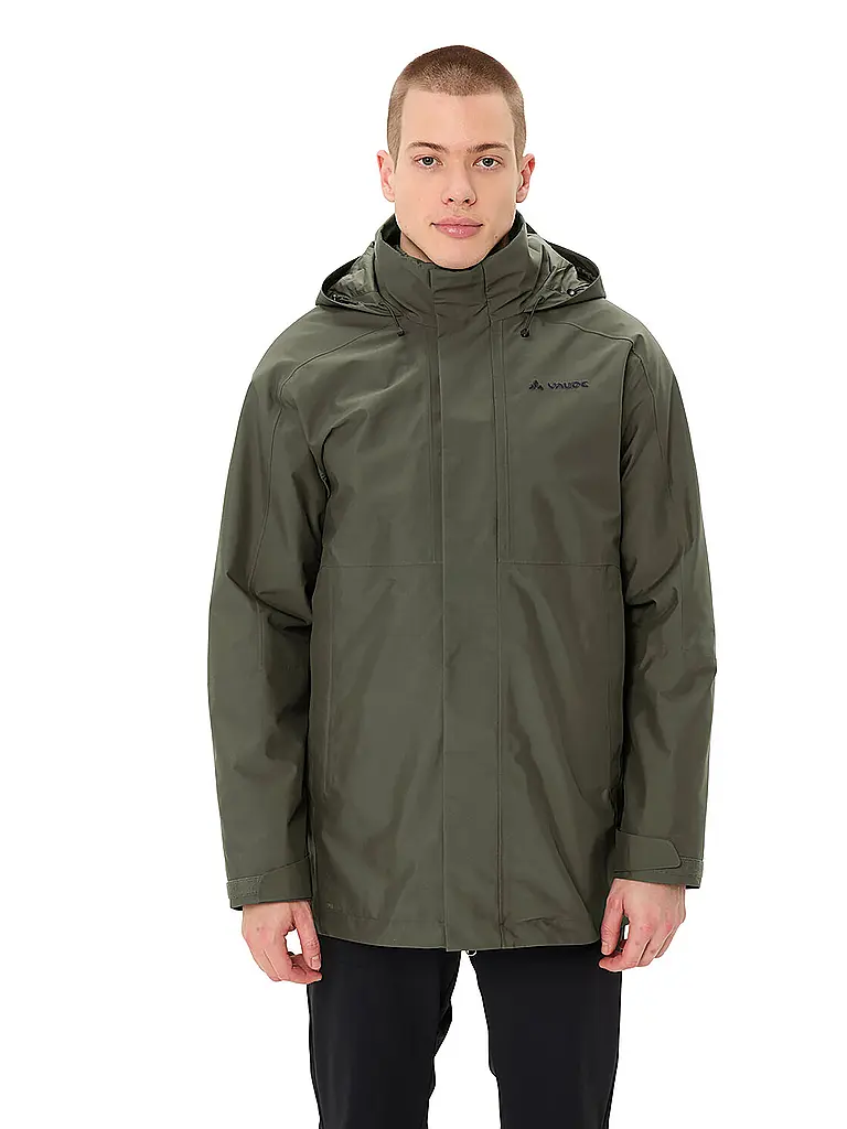 VAUDE | Herren Winterparka Idris IV 3in1 Hoodie | dunkelgrün
