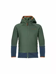 VAUDE | Kinder Fleecejacke Capacida Hoodie | Dunkelgrün