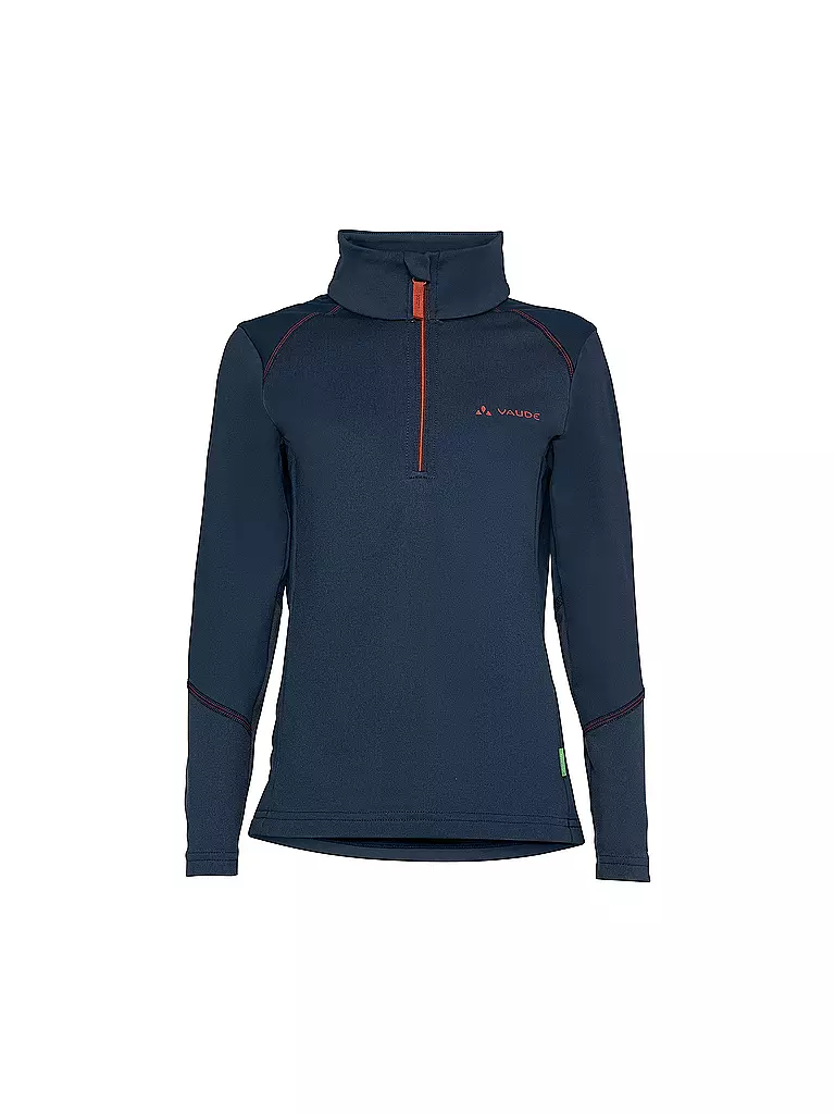 VAUDE | Kinder Wandershirt Livigno Halfzip | dunkelblau