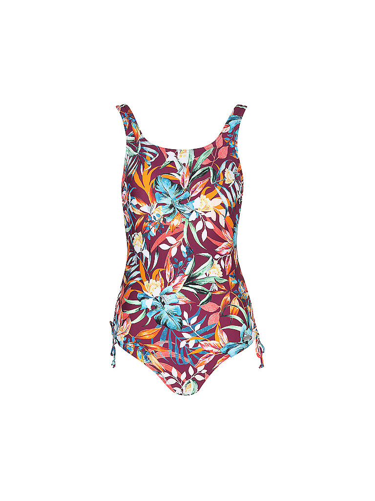 Damen Badeanzug dunkelrot 38D W