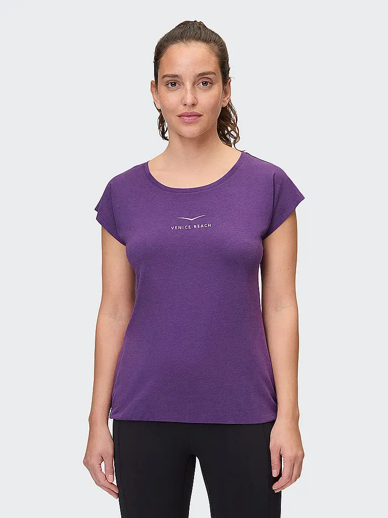 VENICE BEACH |  Damen Fitnessshirt Wonder  | lila
