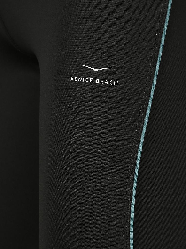 VENICE BEACH | Damen Fitness-Caprihose Kimberly | schwarz