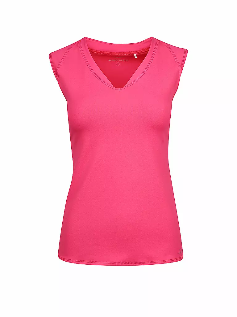 VENICE BEACH | Damen Fitness-Shirt Eleamee | rot