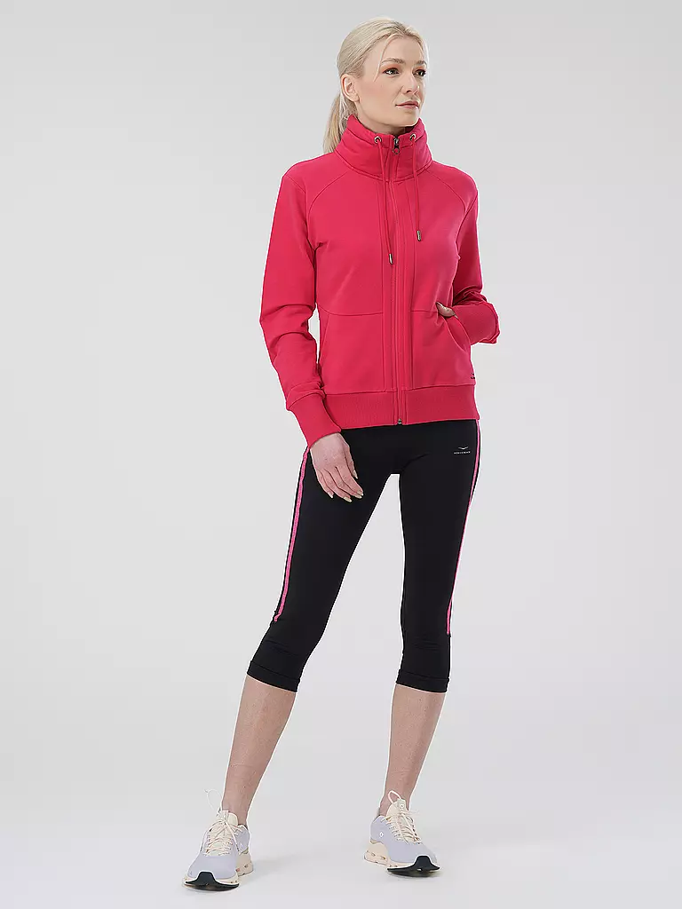 VENICE BEACH | Damen Fitnessjacke Avery | rot