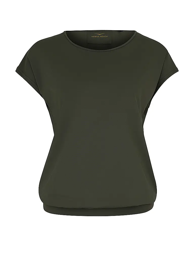 VENICE BEACH | Damen Fitnessshirt Ryah | dunkelgrün