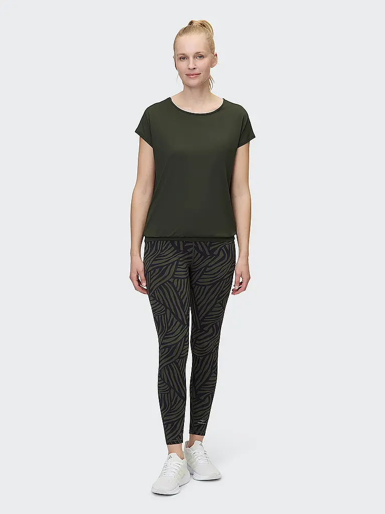 VENICE BEACH | Damen Fitnessshirt Ryah | dunkelgrün
